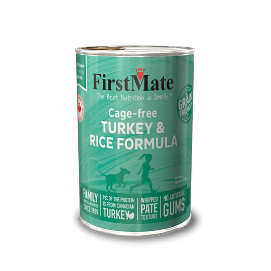 FirstMate Grain Friendly Turkey w/Rice Dog Can 345g